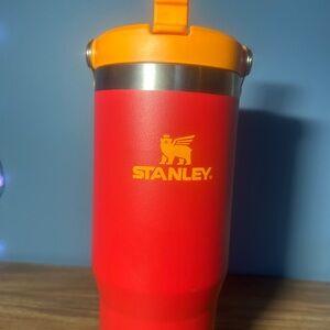 Stanley Red and Orange Travel Mug